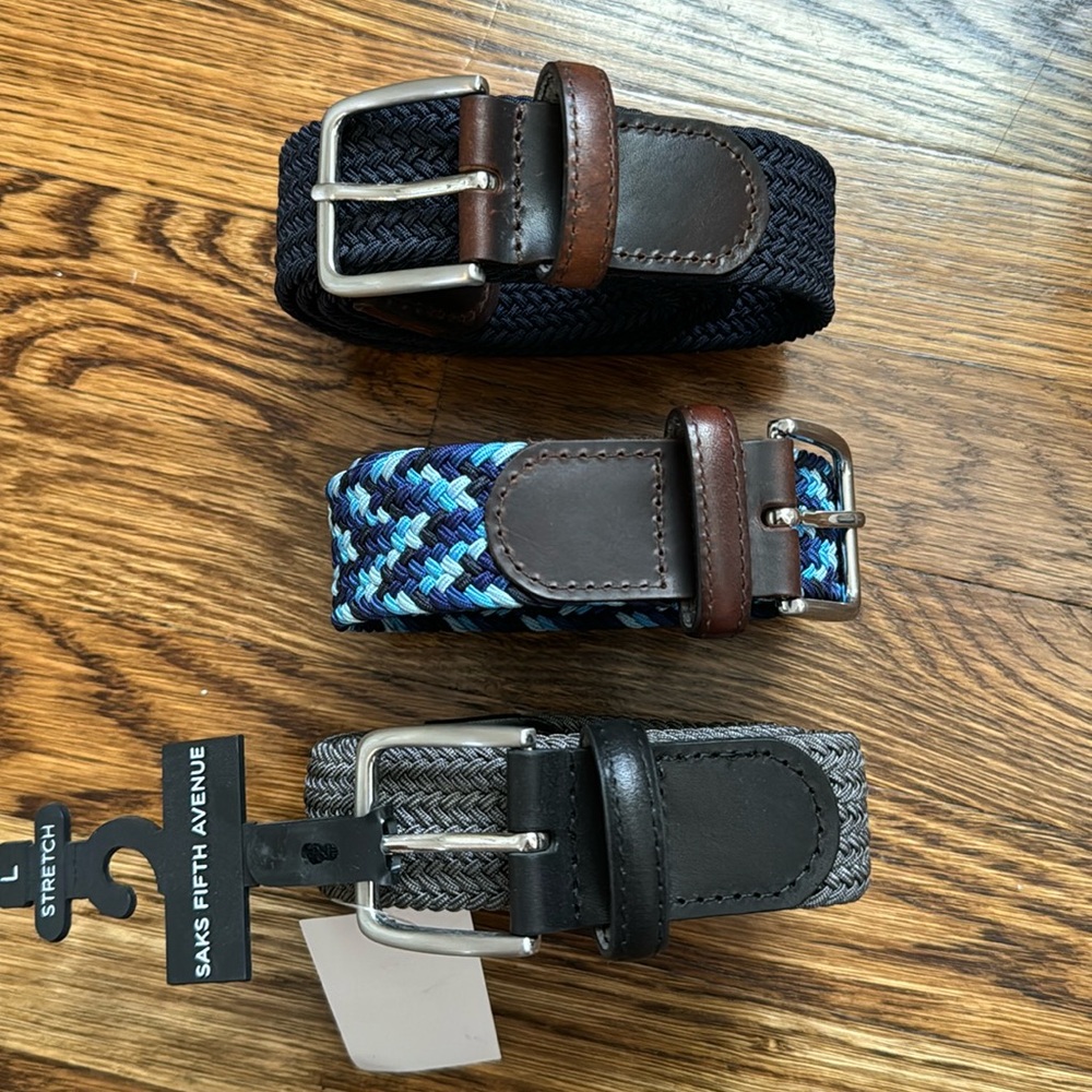 Woven Belt Lot (3) - L
